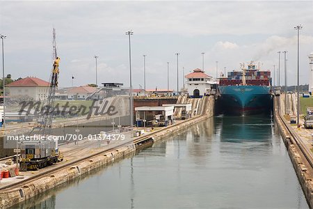 Écluse de Gatun, Canal de Panama, Panama