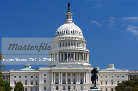 Le bâtiment de la capitale, Washington DC, USA