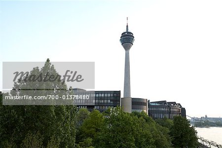 Rheinturm TV Tower, Dusseldorf, Germany