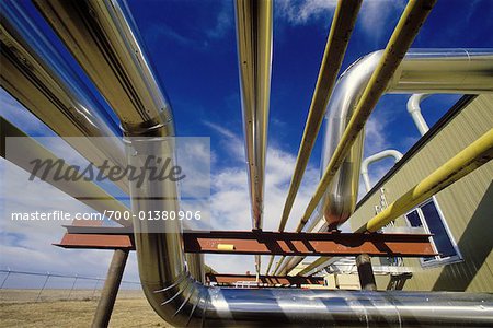 Natural Gas Pipes, Alberta, Canada