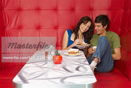 Couple au Restaurant