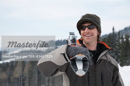 Portrait de skieur
