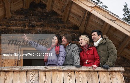 Portrait of Friends Outdoors