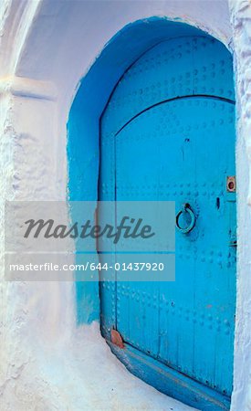 Blue doorway