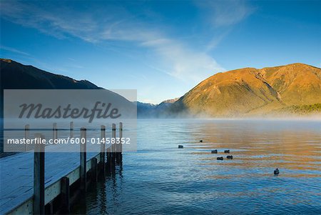 Lac Rotoiti, Nelson Lakes National Park, South Island, Nouvelle-Zélande