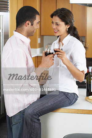 Couple in Kitchen