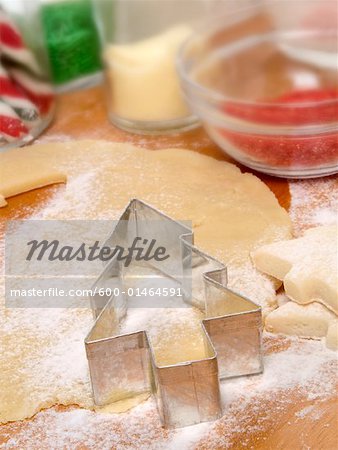Cuisson des biscuits de Noël Cuisson des biscuits de Noël
