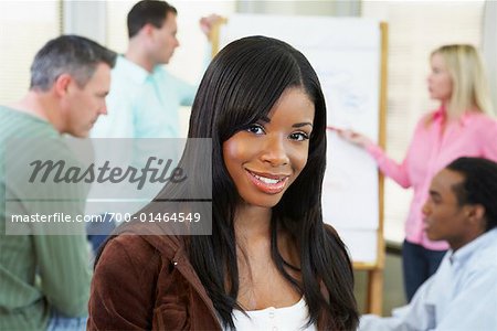 Portrait de femme d'affaires