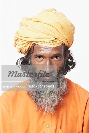 Portrait of a sadhu