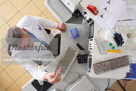 Scientist Working in Laboratory