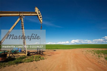 Pump Jack Ölquelle, North Dakota, USA Pump Jack Ölquelle, North Dakota, USA