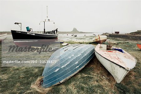 Pêche bateaux, Northumberland, Angleterre, Royaume-Uni