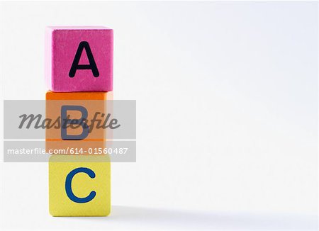 Alphabet building blocks