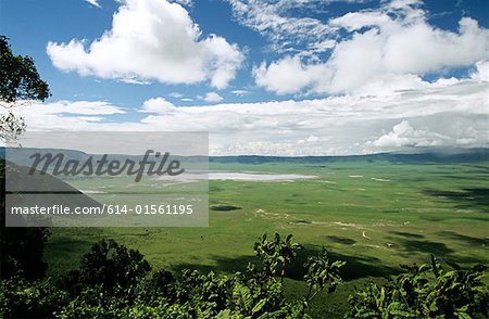 Landscape of ngorongoro crater