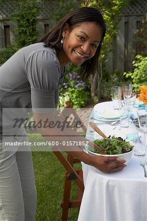 Salade portion femme