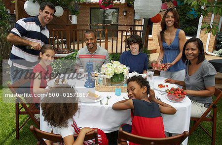 Menschen bei Picknick