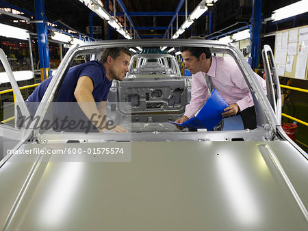 Men in Car Factory Men in Car Factory