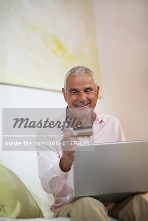 Man Using Laptop