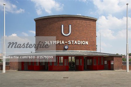 U-Bahn Station, Berlin Olympic Stadium, Germany
