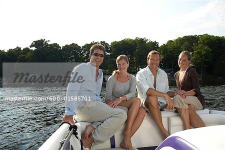 Friends on Boat