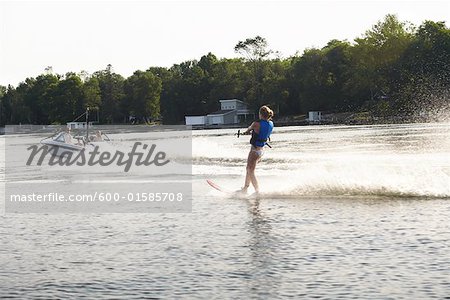 Woman Water-skiing