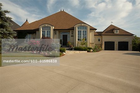 Extérieur de maison, Niagara On The Lake, Ontario, Canada