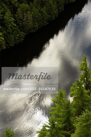 Barron Canyon, le parc Algonquin, Ontario, Canada