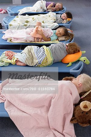 Children Sleeping in Day Care