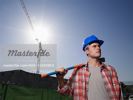 Porträt der Bauarbeiter