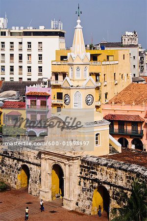 Puerta del Reloj, Cartagena, Colombia