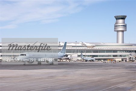 Airplanes at Terminal, Pearson International Airport, Toronto, Ontario, Canada