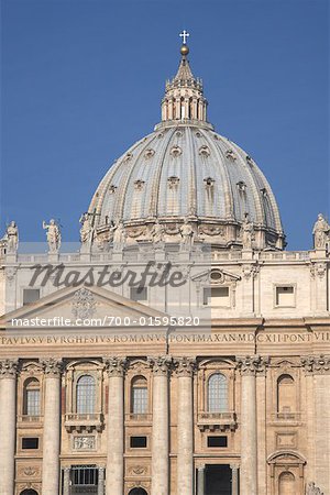 Basilique de Saint Peter, Rome, Italie