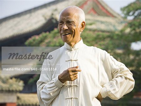 Man standing outdoors smiling