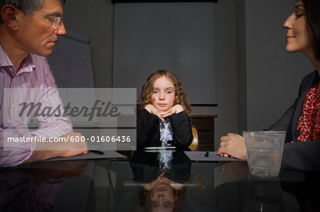 Girl in Business Meeting