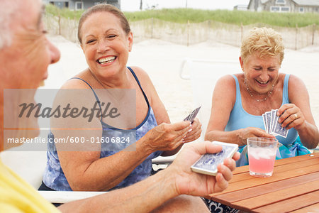 Friends Playing Cards