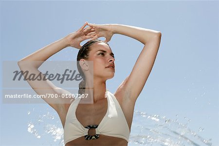 Woman in Bikini, Dodecanese, Greece