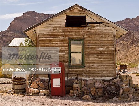 Vintage Gas Pump, Eldorado Canyon, Nevada, USA