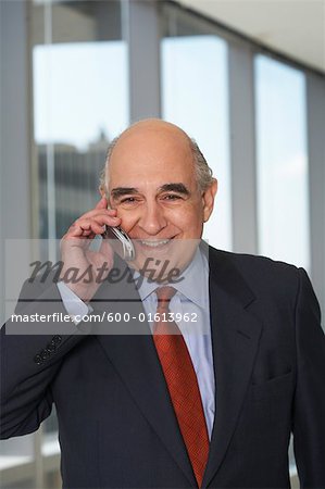 Businessman with Cellular Phone