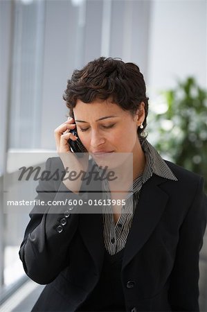 Businesswoman with Electronic Organizer