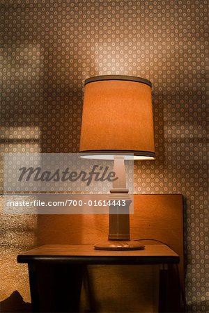 Lamp in Hotel Room