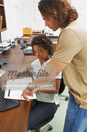 Portrait of coworkers in office