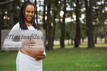 Portrait de femme enceinte