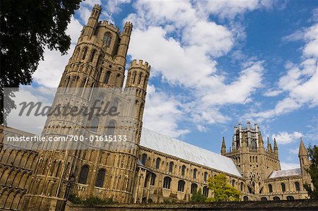 Exterior of Cathedral, Ely, Norfolk, England