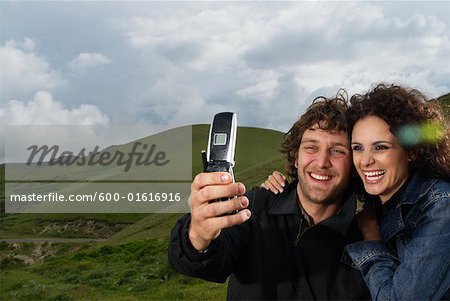 Couple with Cellphone