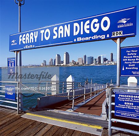 Ferry Boarding, Coronado, California, USA