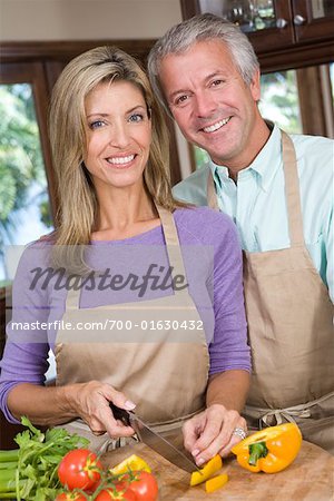 Couple in Kitchen