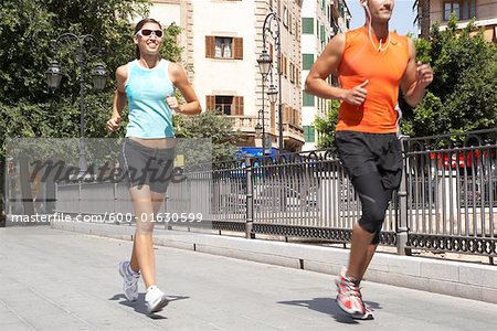 Menschen Joggen