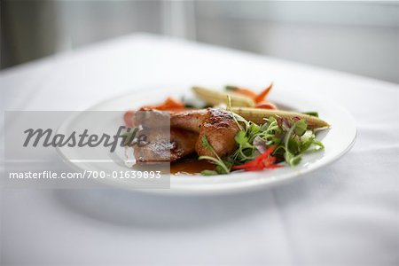 Roasted Chicken Leg Dish