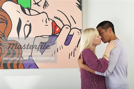 Couple in Art Gallery