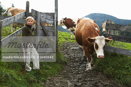 Boy on Farm Boy on Farm